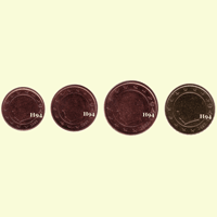 1 , 2 , 5 , 10 cent BELGIEN 2002 1 , 2 , 5 , 10 cent BELGIEN 2002