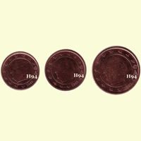 1 , 2 , 5 cent BELGIEN 2002 1 , 2 , 5 cent BELGIEN 2002