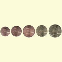 1 , 2 , 5 , 10 , 20 cent FRANKREICH 2011