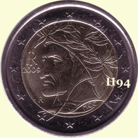 2 Euro ITALIEN 2009 " Dante "