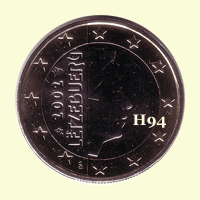 1 Euro LUXEMBURG 2002