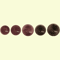 1 , 2 , 5 , 10 , 20 cent NIEDERLANDE 2005 1 , 2 , 5 , 10 , 20 cent NIEDERLANDE 2005