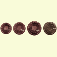 1 , 2 , 5 , 10 cent NIEDERLANDE 2000 1 , 2 , 5 , 10 cent NIEDERLANDE 2000