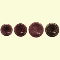 1 , 2 , 5 , 10 cent NIEDERLANDE 2001 1 , 2 , 5 , 10 cent NIEDERLANDE 2001
