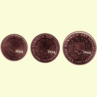 1 , 2 , 5 cent NIEDERLANDE 1999