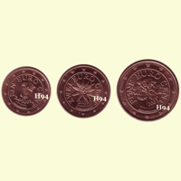 1 , 2 , 5 cent �STERREICH 2003